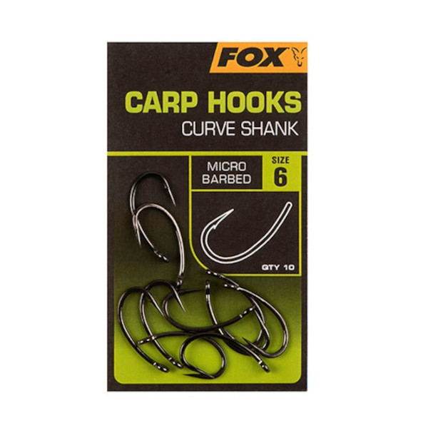 Карповий гачок Fox Carp Hooks Curve Shank size 4