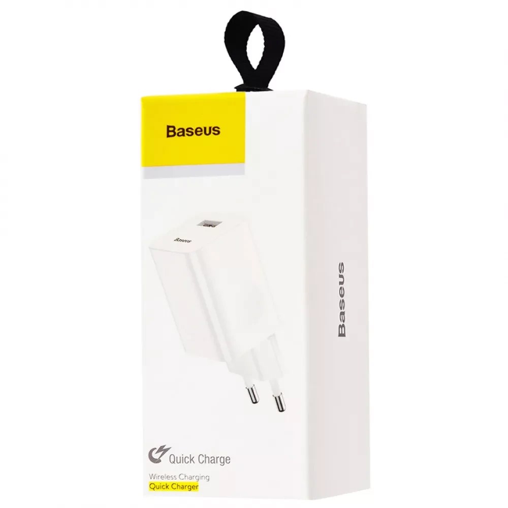Мережевий зарядний пристрій Baseus Wall Charger QC3.0