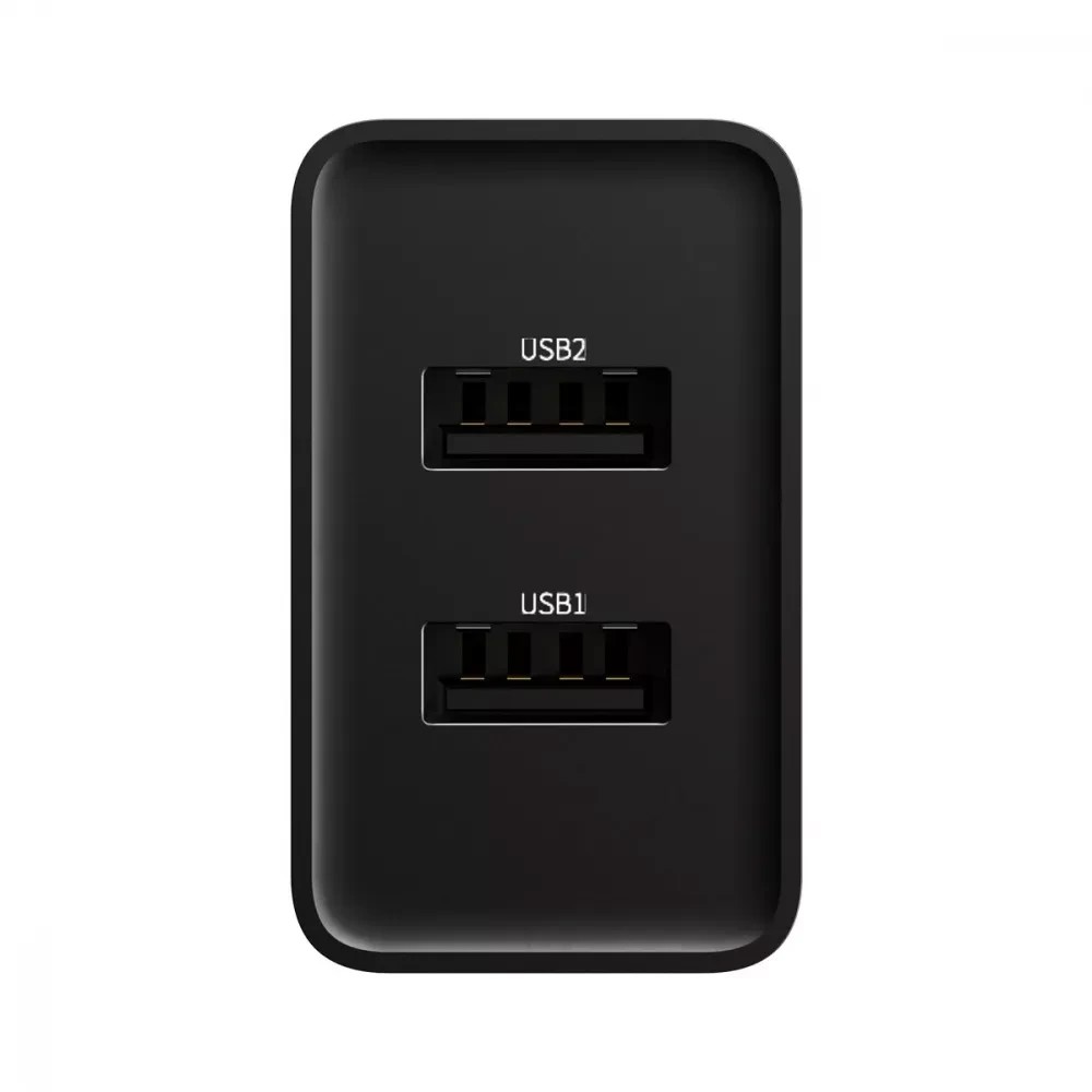 Мережевий зарядний пристрій Baseus Speed Mini Dual U Charger 10.5 W 2USB