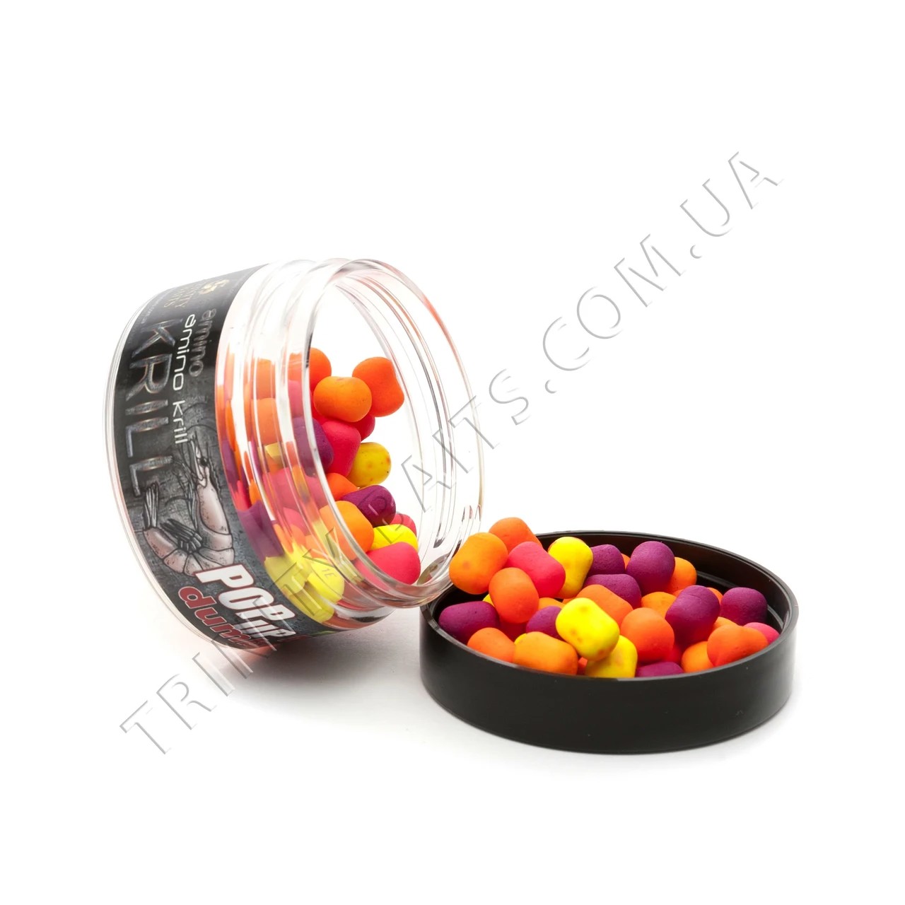 Поп-ап Trinity Baits Krill Dumbbles Fluoro Mix 6х10мм 35г
