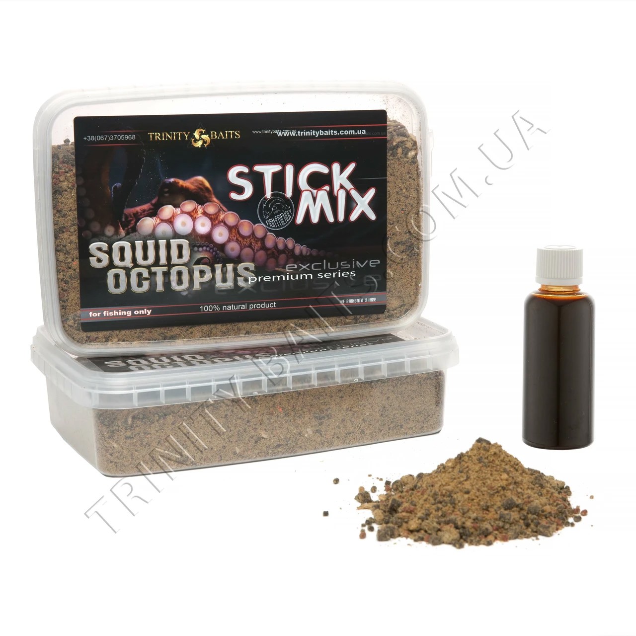 Стік-мікс Trinity Baits Squid Octopus 400г + Ліквід 60мл