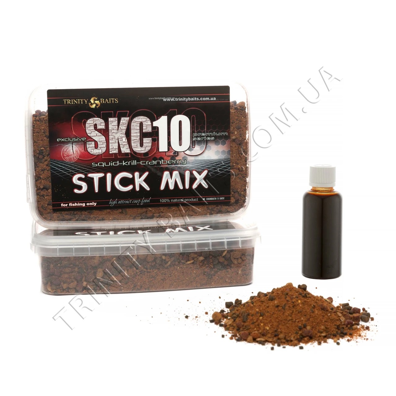 Стік-мікс Trinity Baits SKC-10 400г + Ліквід 60мл