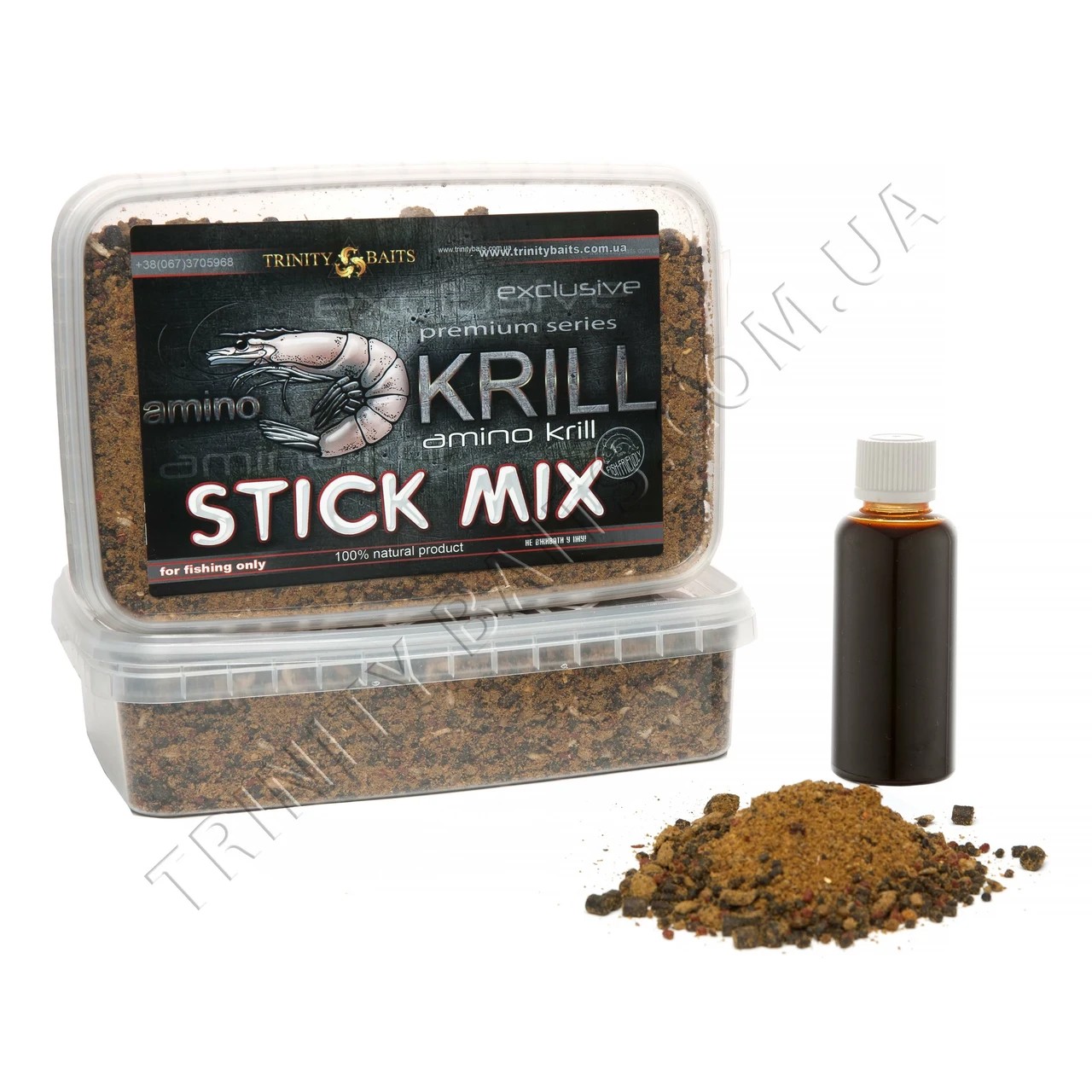Стік-мікс Trinity Baits Krill 400г + Ліквід 60мл