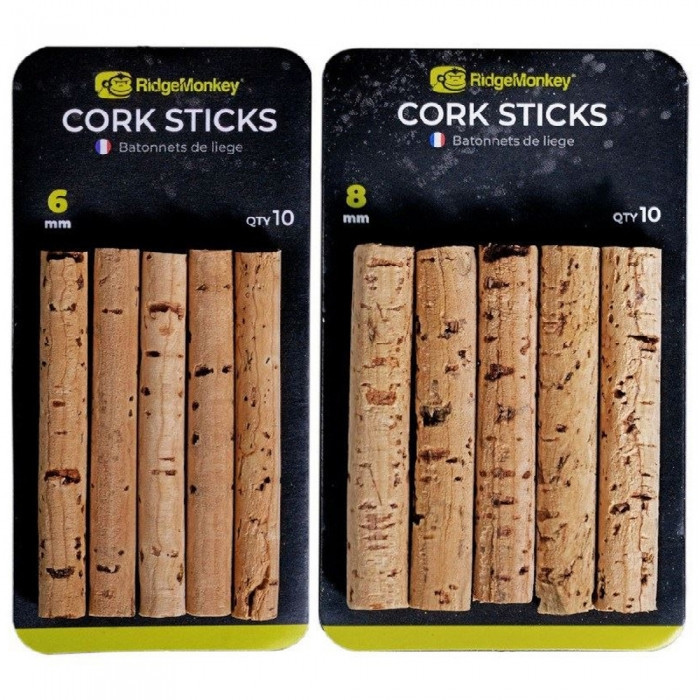 Коркові палички Ridge Monkey Combi Bait Drill Spare Cork Sticks 8mm