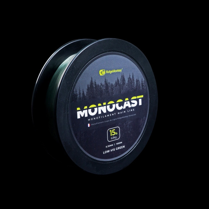Волосінь коропова Ridge Monkey MonoCast Mono 15Lb/0,33 mm