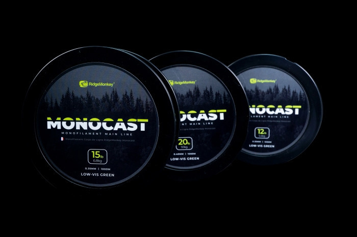Волосінь коропова Ridge Monkey MonoCast Mono 15Lb/0,33 mm