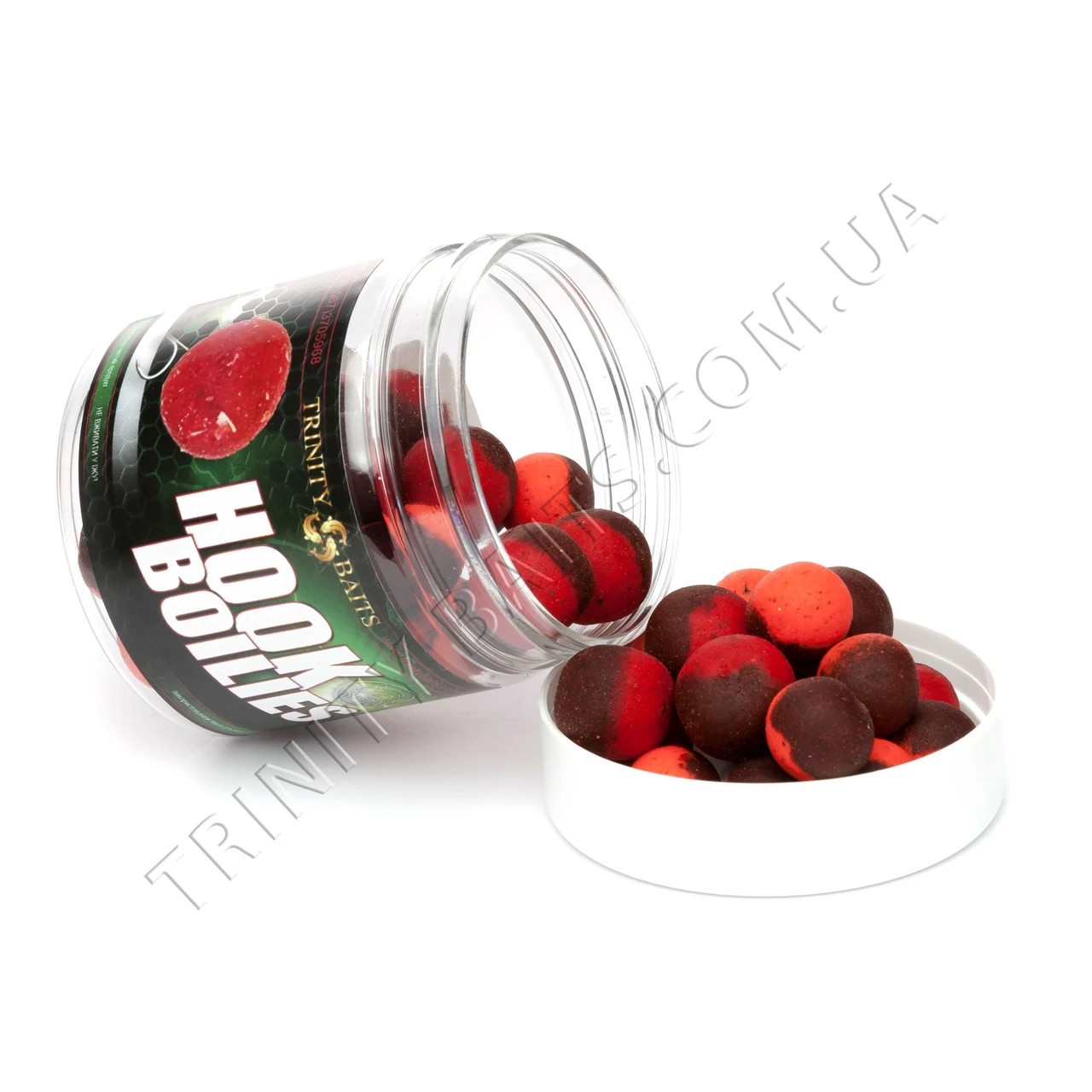 Бойли насадочні варені Trinity Baits Black Pepper-Robin Red 14-16мм 100г