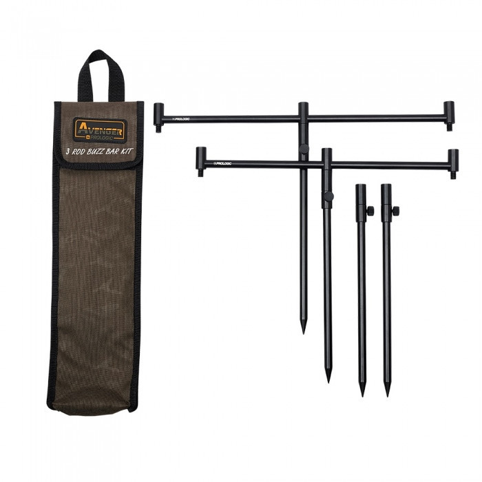 Буз бари зі стійками Prologic Avenger Buzz Bar Kit 3 Rods 20-34cm