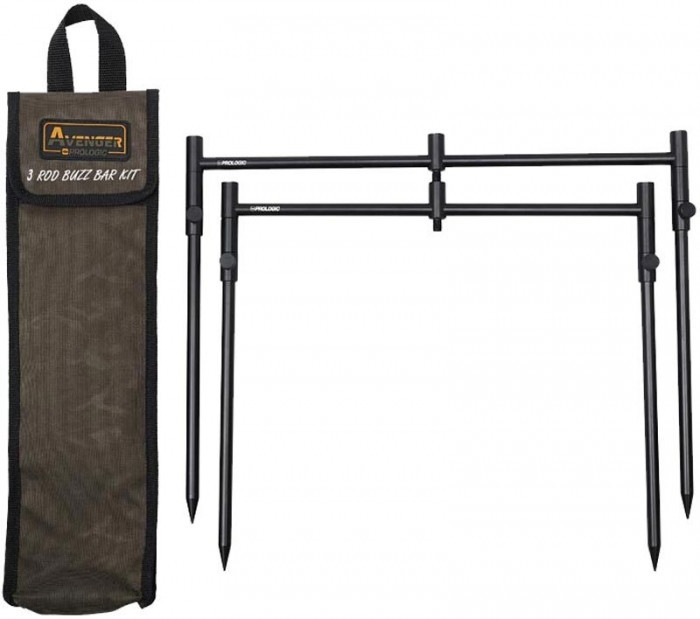 Буз бари зі стійками Prologic Avenger Buzz Bar Kit 3 Rods 20-34cm