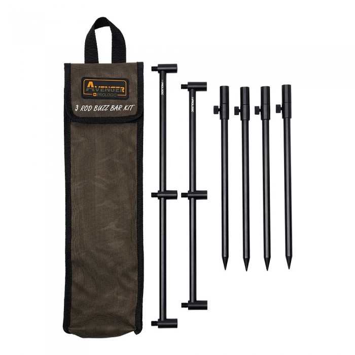 Буз бари зі стійками Prologic Avenger Buzz Bar Kit 3 Rods 20-34cm