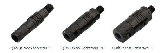 Набір швидкознімачів для сигналізаторів Prologic Quick Release Connector Black Night Finish