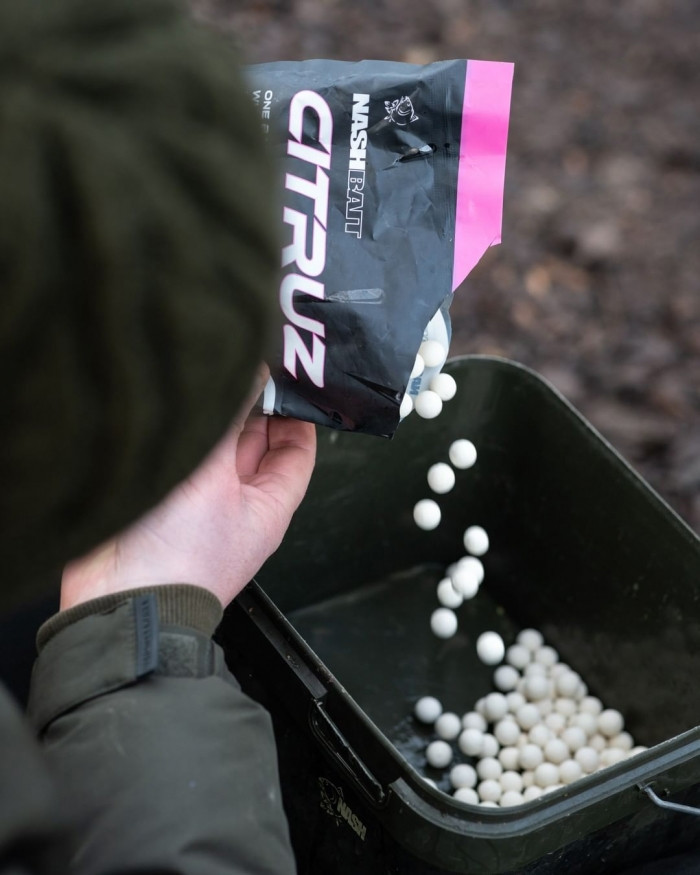 Бойли Nash Citruz White Boilies 20mm 1kg