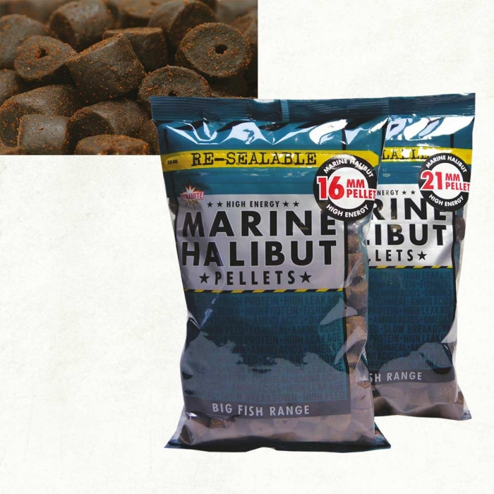 Пеллетс насадковий Dynamite Baits Marine Halibut 8mm 900g