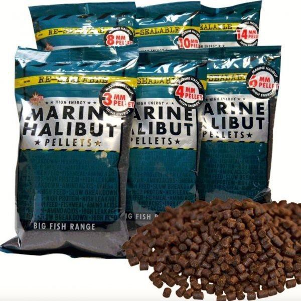 Пеллетс насадковий Dynamite Baits Marine Halibut 14mm 900g