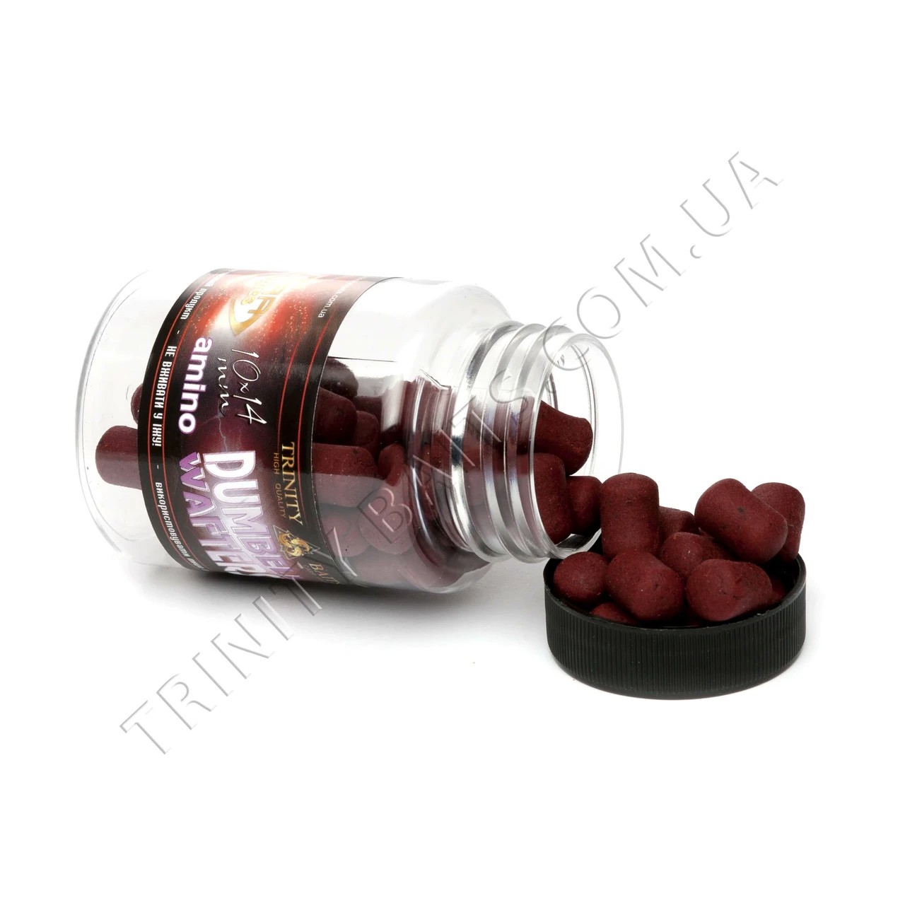 Вафтери-дамбелси Trinity Baits Amino Line Ultra Red Fish 10x14 мм
