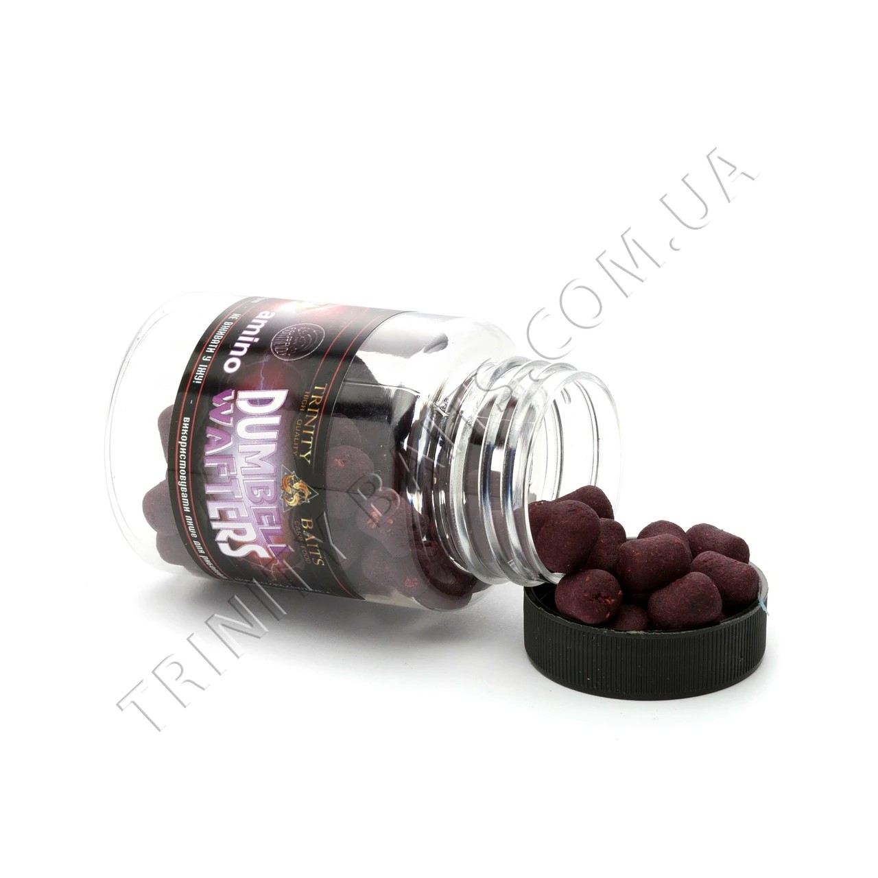 Вафтери-дамбелси Trinity Baits Amino Line Ultra Squid-Plum 8x12 мм