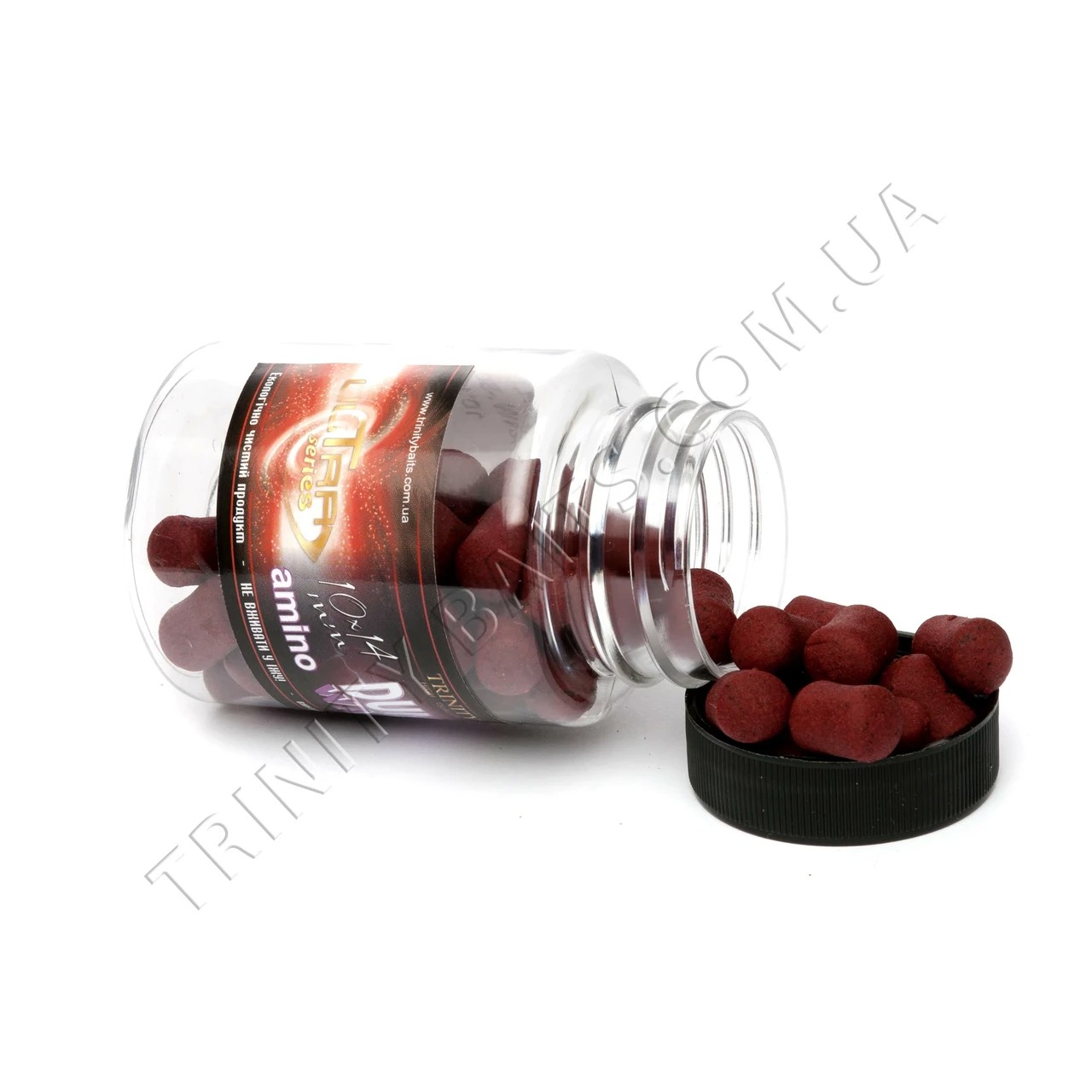Вафтери-дамбелси Trinity Baits Amino Line Ultra Squid-Strawberry 8x12мм