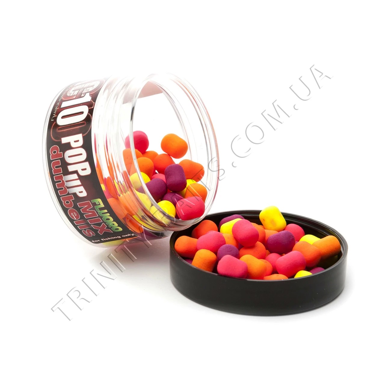 Поп-ап Trinity Baits SKC-10 Dumbbles Fluoro Mix 5х8мм 35г