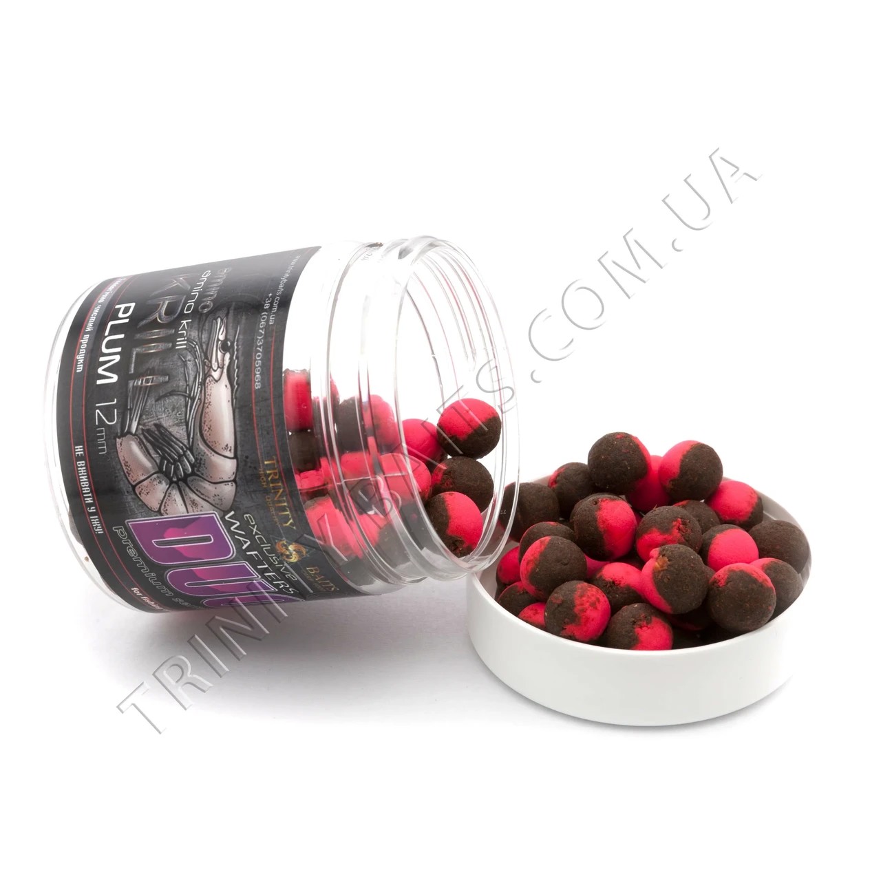 Вафтери Trinity Baits Duo Krill-Plum 10 мм 30г