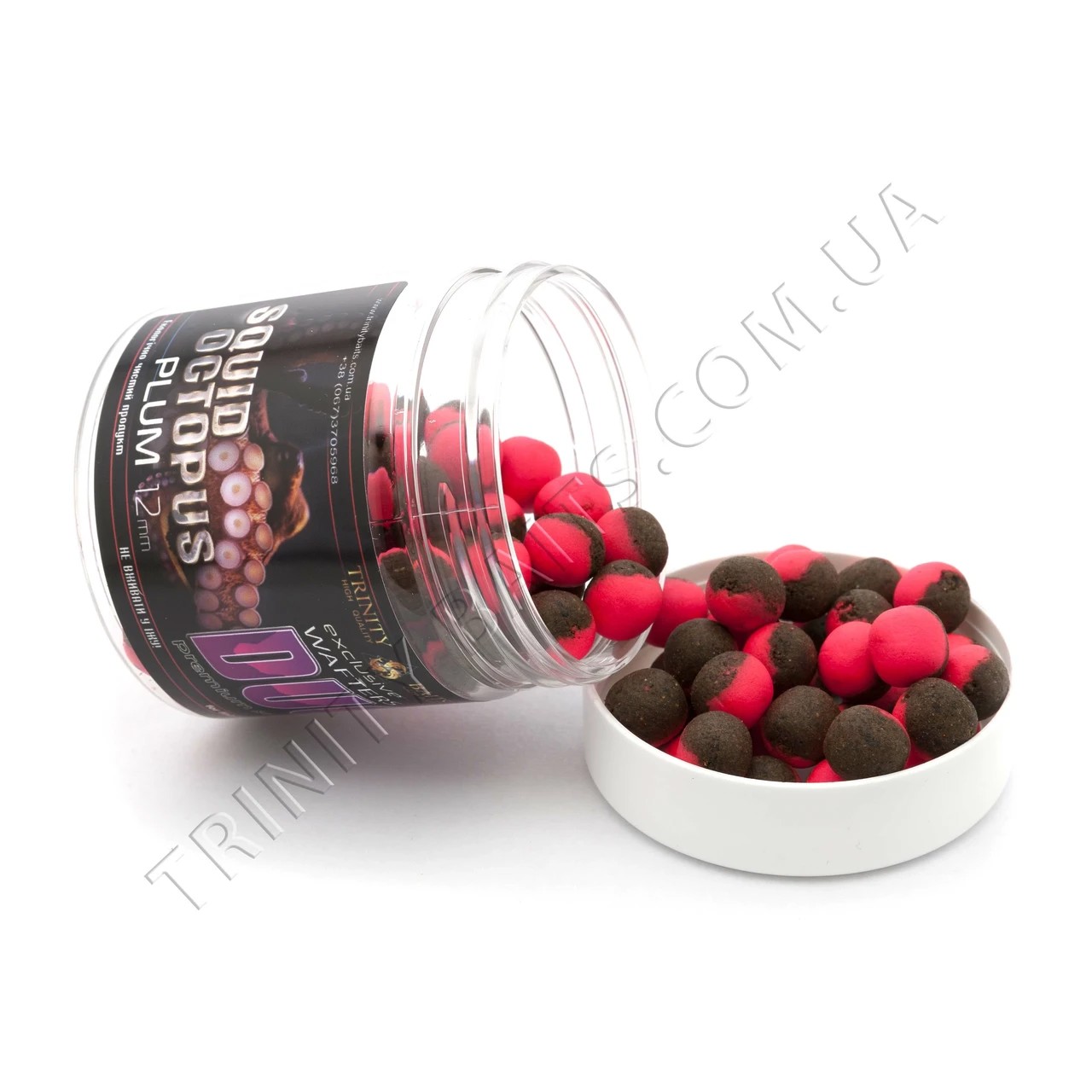 Вафтери Trinity Baits Duo Squid Octopus-Plum 8 мм 30г