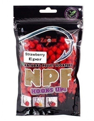 Плавальна насадка Carp Zoom Natural Pellet Floaters Midi Strawberry 30 г