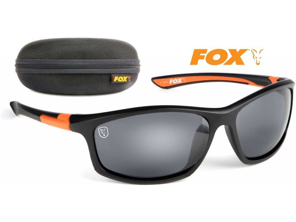 Сонцезахисні окуляри Fox Collection Black/Orange with Grey Lens