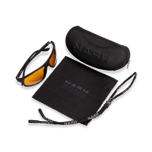 Сонцезахисні окуляри Nash Black Wraps with Yellow Lenses