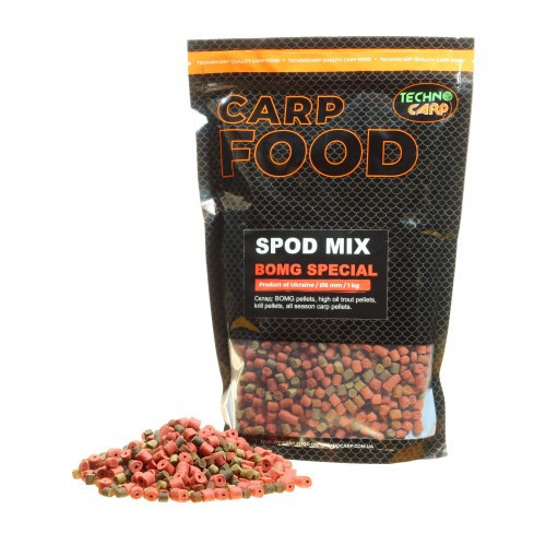 Пеллетс Технокарп Spod Mix Bomg Special 1кг