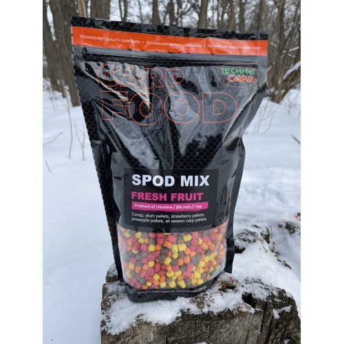 Пеллетс Технокарп Spod Mix Fresh Fruit 1кг