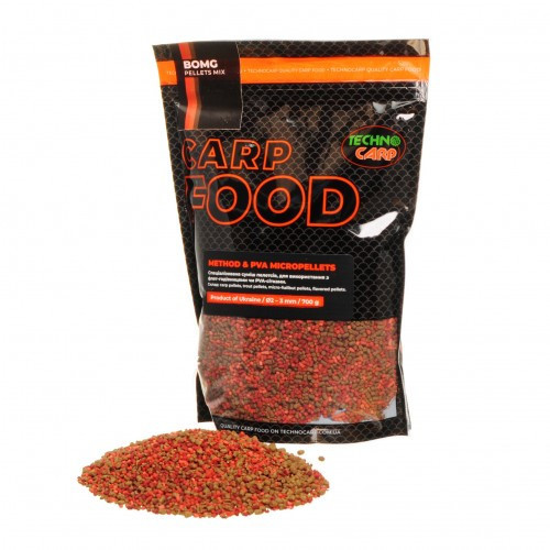 Методний пелетс Технокарп Method & PVA Micropellets Bomg Mix 700g