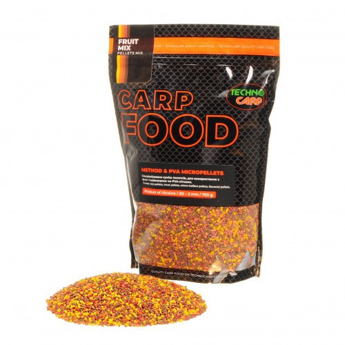 Методний пелетс Технокарп Method & PVA Micropellets Fruit Mix 700g