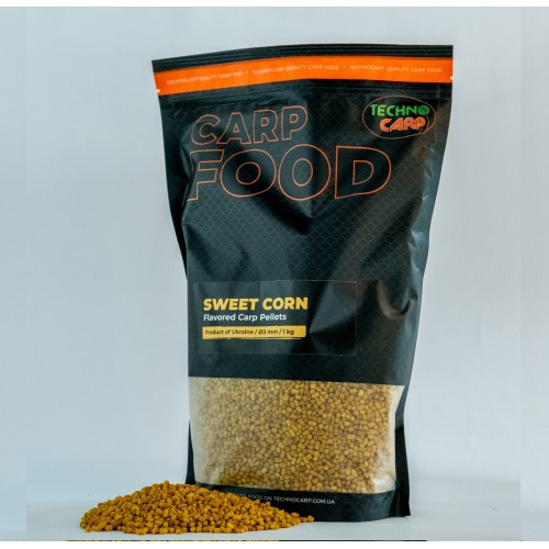 Пеллетс Технокарп Flavored Carp Pellets Sweet Corn 3mm 1kg