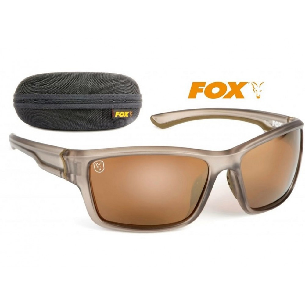 Сонцезахисні окуляри Fox Avius Wraps Trans Khaki with Brown Mirror Lens
