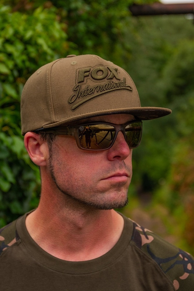 Сонцезахисні окуляри Fox Avius Wraps Trans Khaki with Brown Mirror Lens