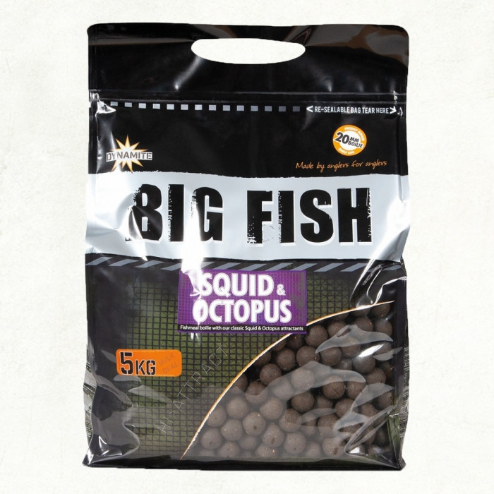Бойли Dynamite Baits Bojli Squid & Octopus Fishmeal 20 mm 5kg