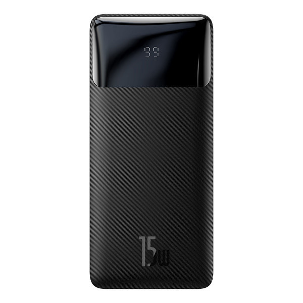 Повербанк Baseus Bipow Digital Display 20000mAh 15W 3A 2USB + Type-C Черный