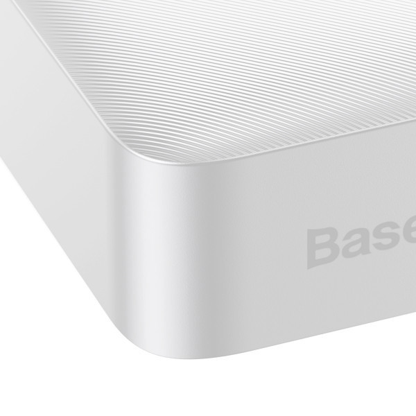 Повербанк Baseus Bipow Digital Display 20000mAh 15W 3A 2USB + Type-C Белый