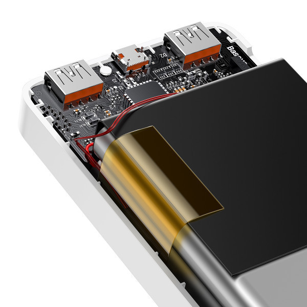 Повербанк Baseus Bipow Digital Display 20000 mAh 20W Білий