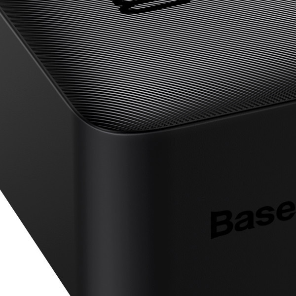 Повербанк Baseus Bipow Digital Display 30000mAh 15W 3A 2USB + Type-C Черный