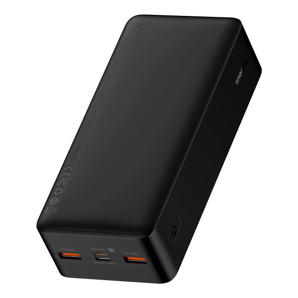 Повербанк Baseus Bidow Digital Display 30 000mAh 20W Чорний