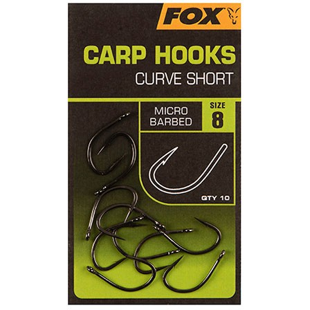 Крючки Fox Carp Hooks Curve Shank Short Size 6