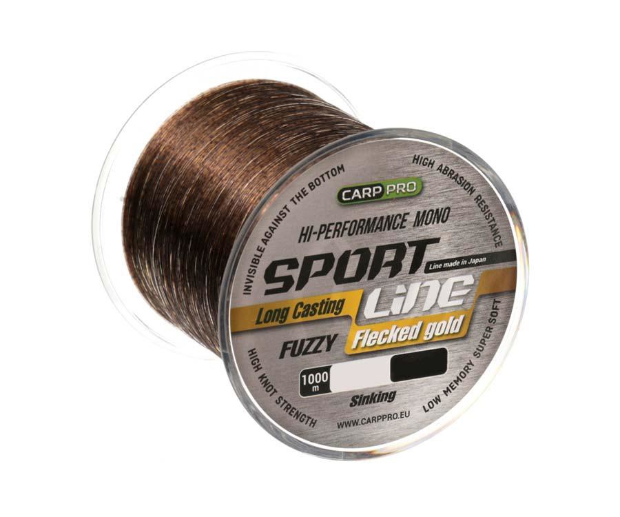 Волосінь Carp Pro Sport Line Flecked Gold 1000 м 0.335 мм