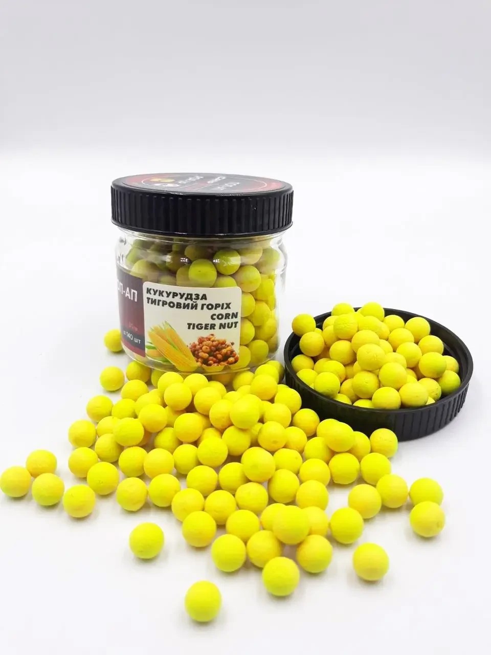 Бойл плавучий, поп ап для риболовлі, поп ап Кукурудза-Тигровий горіх (Corn — Tiger nut) 8 мм Carp Drive
