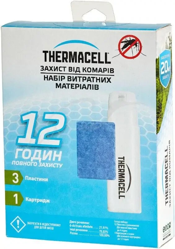 Картридж Thermacell R-1 Mosquito Repellent Refills на 12 годин