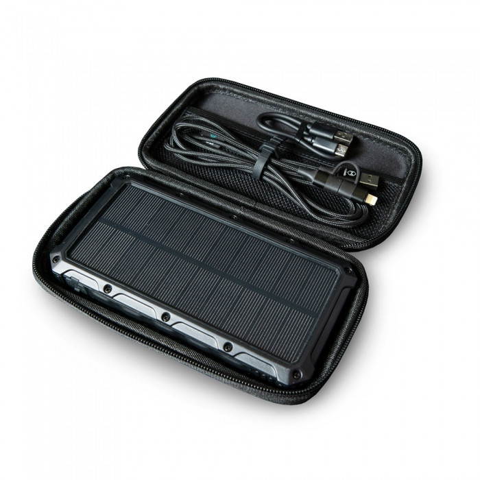 Повербанк Wolf SPB-16 Solar Powerbank EVA Case & Charging Cable 16000mAh