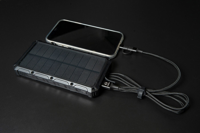 Повербанк Wolf SPB-16 Solar Powerbank EVA Case & Charging Cable 16000mAh