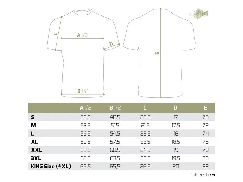 Футболка Delphin T-shirt TACKLE Carp XXL