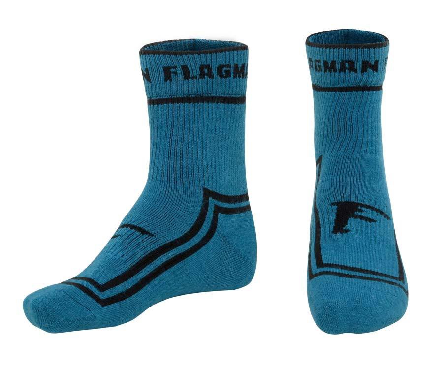 Шкарпетки термотрекінгові Flagman Extra Heat Merino Wool Middle Blue 42-43