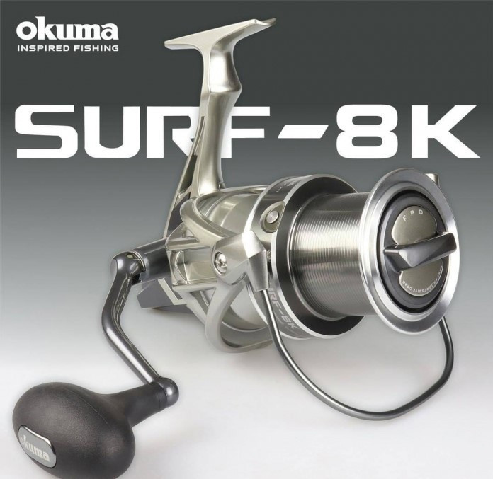 Коропова котушка Okuma 8K SURF 5+1BB