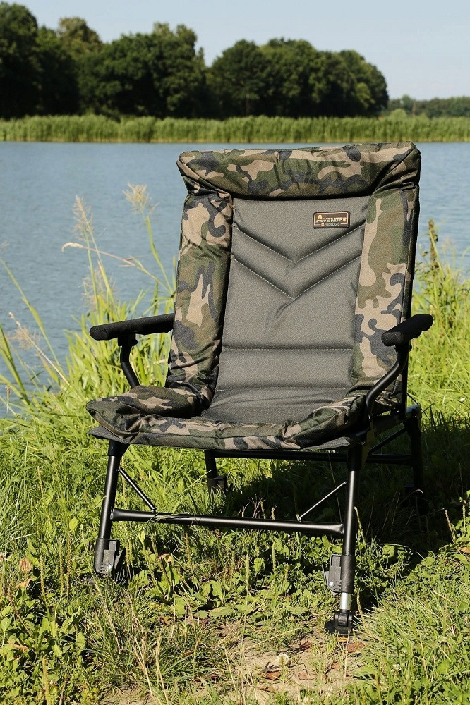 Кресло Prologic Avenger Comfort Camo Fishing Chair With Armrests & Covers